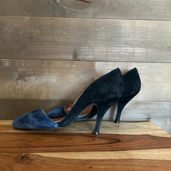 JEFFREY CAMPBELL X FREE PEOPLE Meridian Suede Pumps Heels Sz 6 - Picture 4 of 7